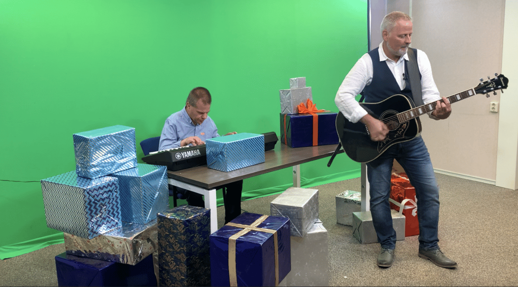 Muziek maken voor een online evenement