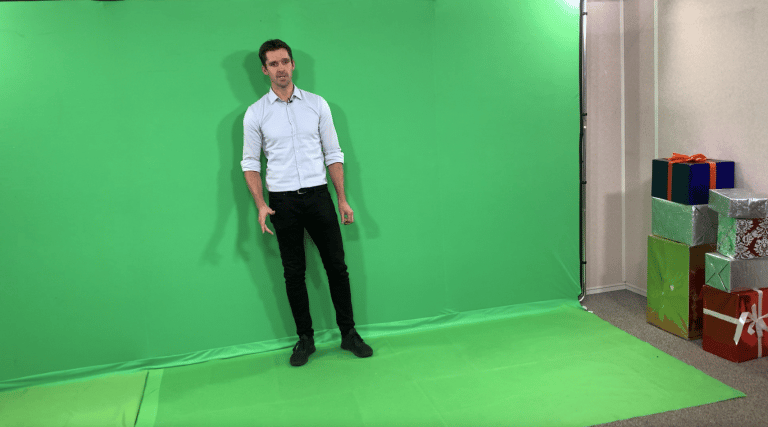 Greenscreen voor online evenement