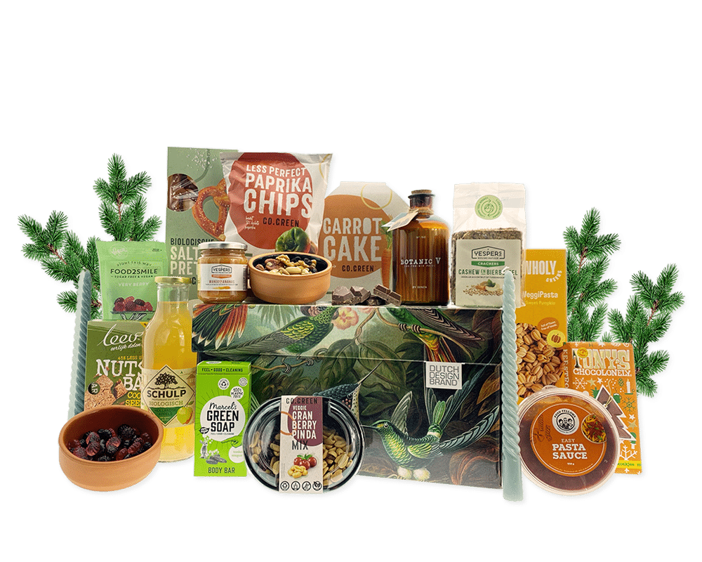 Kerstpakket Go Green met duurzame producten