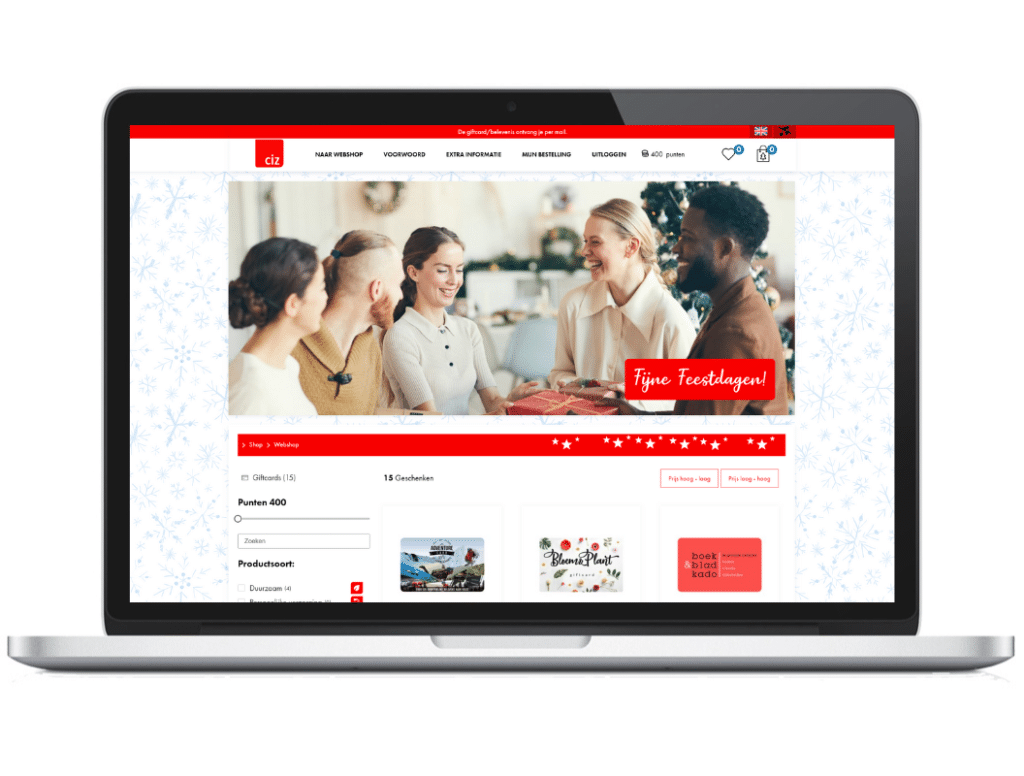 Webshop vol verantwoorde geschenken van CIZ