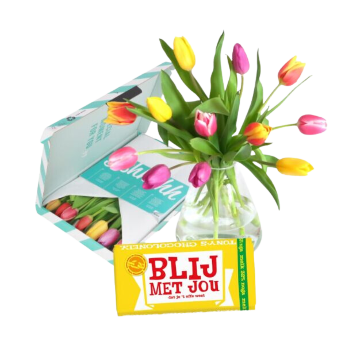 Bosje tulpen dag van de zorg 