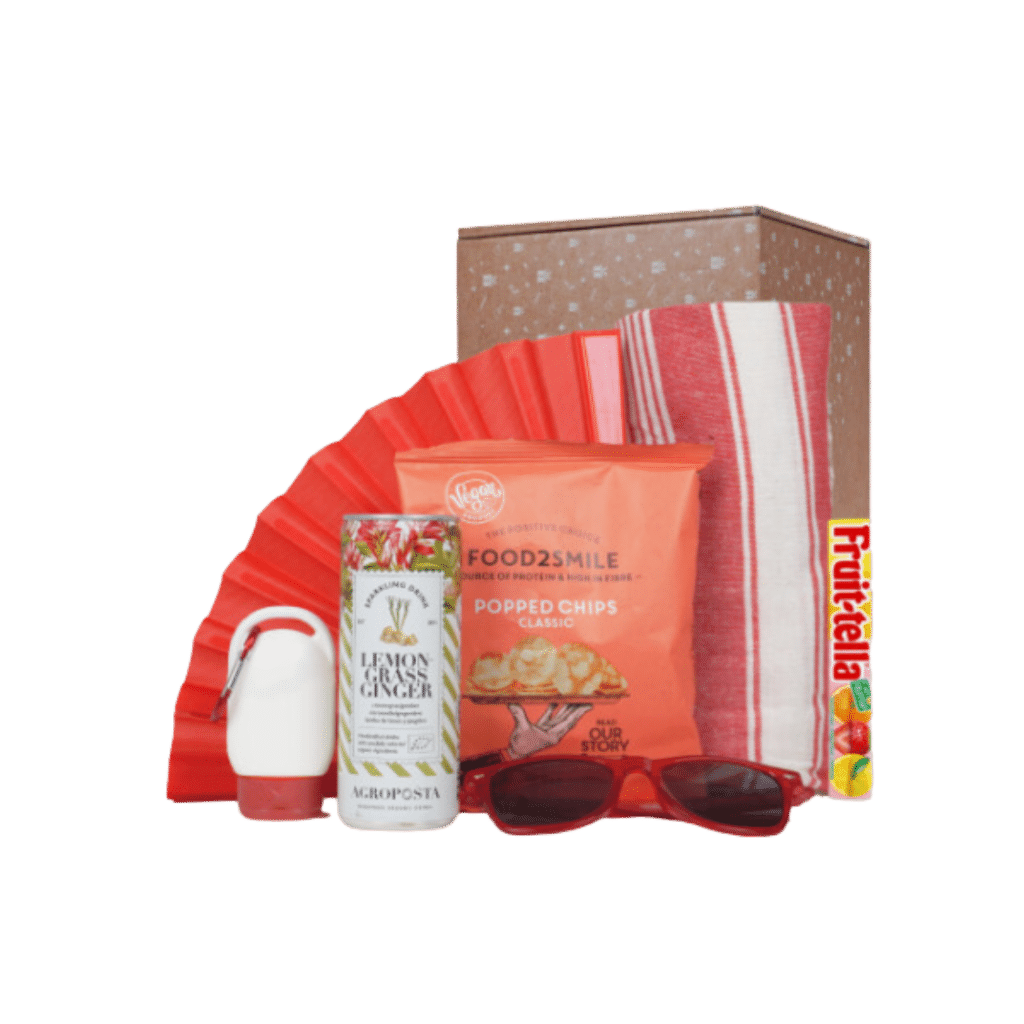 Mini strandbox voor collega's en relaties