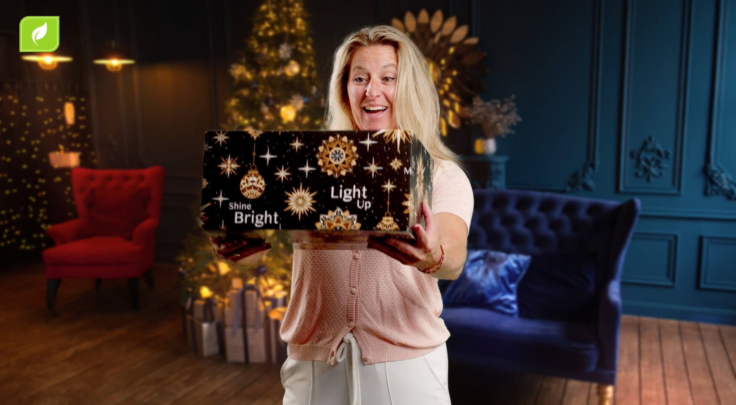 Blij met een kerstpakket