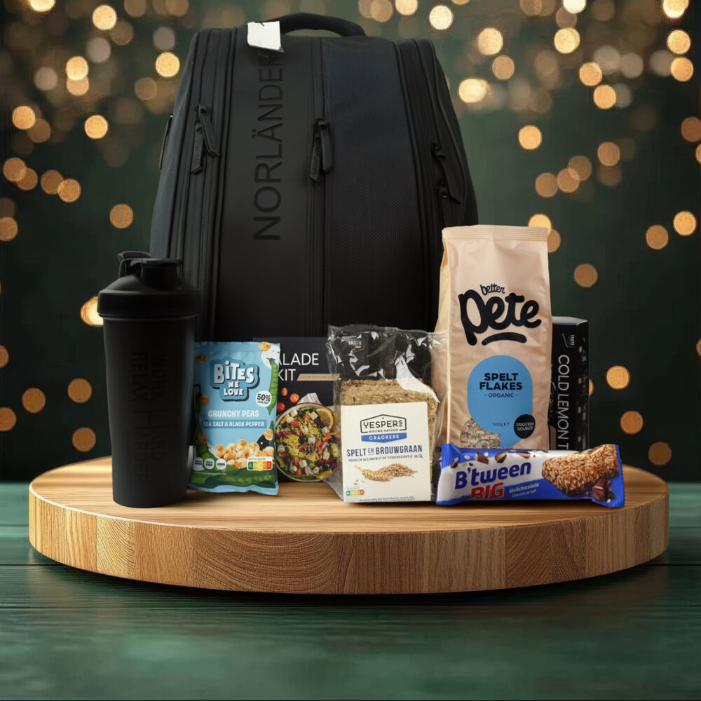 Kerstpakket serve and smash