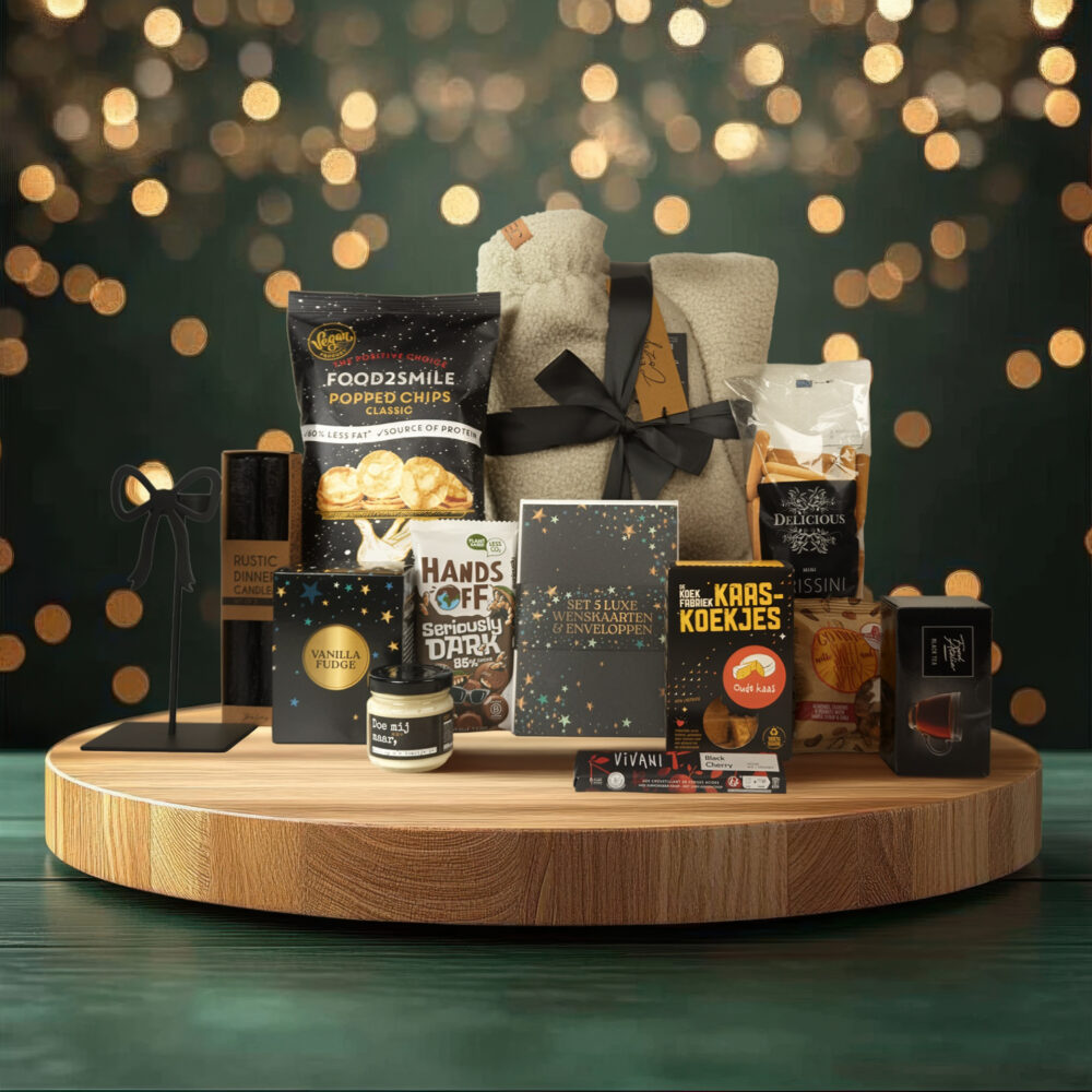 Kerstpakket wens en warmte