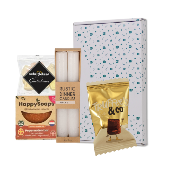 Minibox relax moment als  Sinterklaas geschenk voor personeel