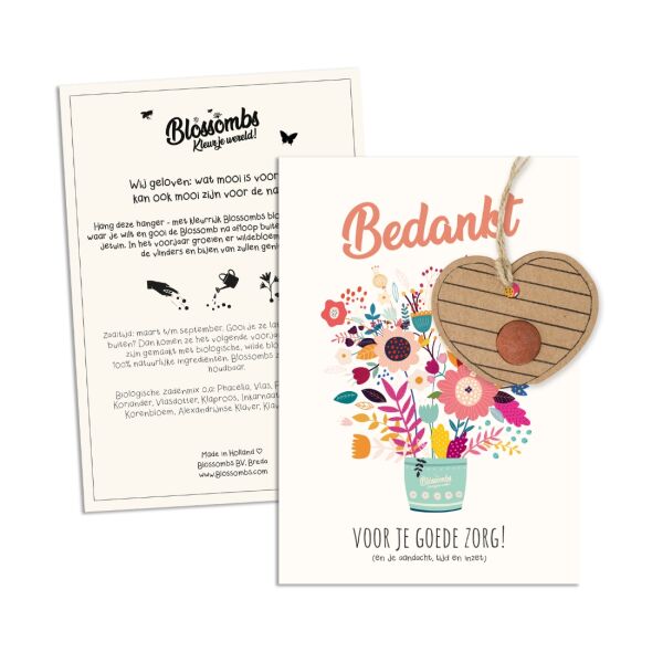 blossombs-dag-van-de-zorg - More Than Gifts Blossombs Hanger Dag van de Zorg