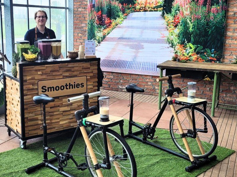 Smoothiebar voor een zomermarkt