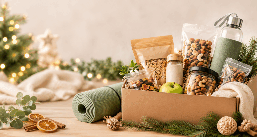 een gezond kerstpakket voor personeel