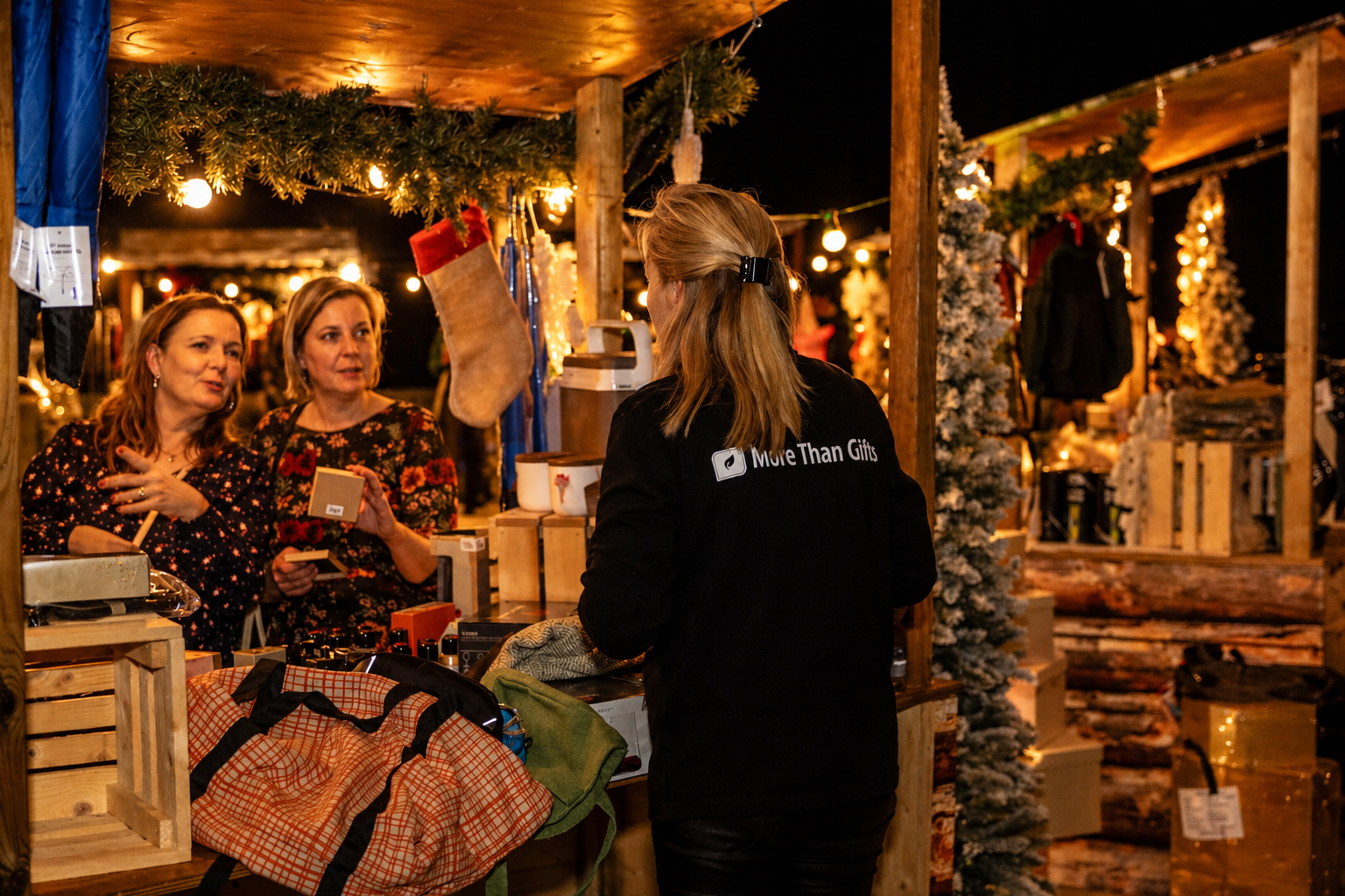 B2B Kerstmarkt georganiseerd door more than gifts
